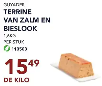 Bidfood Guyader terrine van zalm en bieslook aanbieding