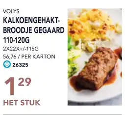 Bidfood Volys kalkoengehakt- broodje gegaard aanbieding