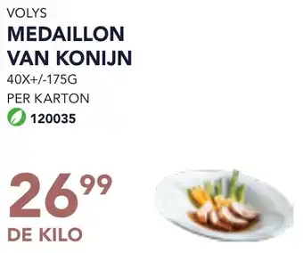 Bidfood Volys medaillon van konijn aanbieding