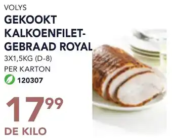 Bidfood Volys Gekookt Kalkoenfiletgebraad Royal aanbieding