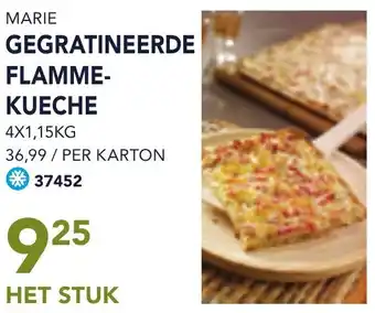 Bidfood Marie gegratineerde flammekueche aanbieding