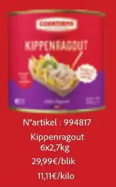 Bidfood Kippenragout aanbieding