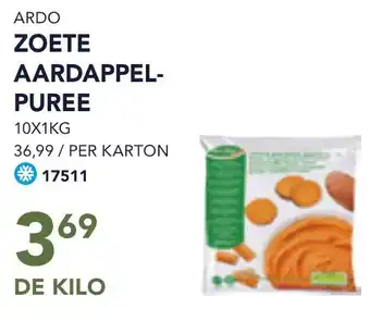 Bidfood Ardo zoete aardappelpuree aanbieding