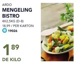 Bidfood Ardo mengeling bistro aanbieding