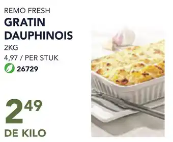 Bidfood Remo fresh gratin dauphinois aanbieding