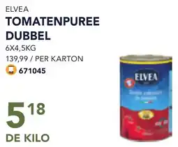 Bidfood Elvea tomatenpuree dubbel aanbieding