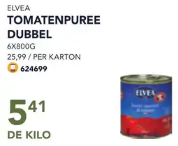 Bidfood Elvea tomatenpuree dubbel aanbieding