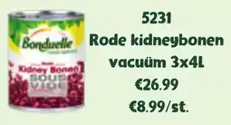 Bidfood Bonduelle Rode kidneybonen vacuüm aanbieding