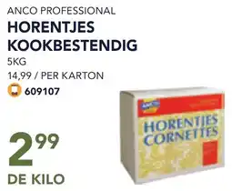 Bidfood Anco professional horentjes kookbestendig aanbieding