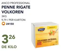 Bidfood Anco professional penne rigate volkoren aanbieding