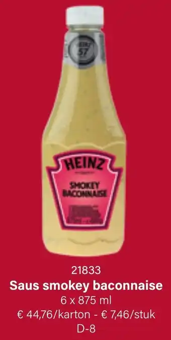 Bidfood Heinz Saus Smokey Baconnaise aanbieding