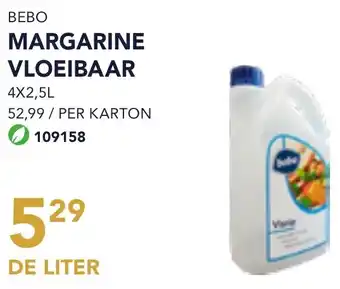 Bidfood Bebo margarine vloeibaar aanbieding