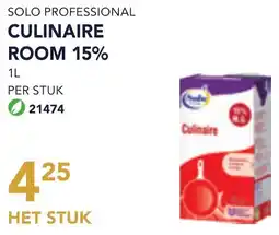 Bidfood Solo professional culinaire room 15% aanbieding