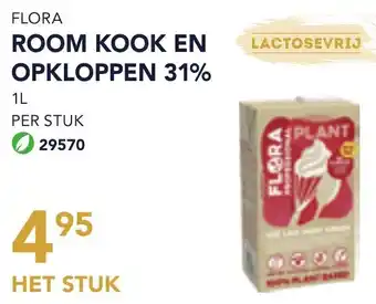 Bidfood Flora room kook en opkloppen 31% aanbieding