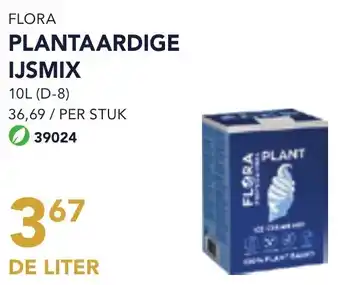 Bidfood Flora plantaardige ijsmix aanbieding