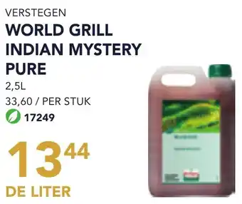 Bidfood Verstegen world grill indian mystery pure aanbieding