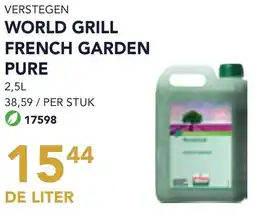 Bidfood Verstegen world grill french garden pure aanbieding