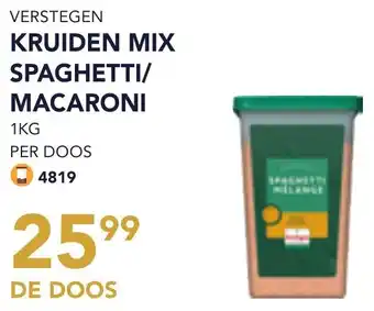 Bidfood Verstegen Kruiden Mix Spaghetti / Macaroni aanbieding