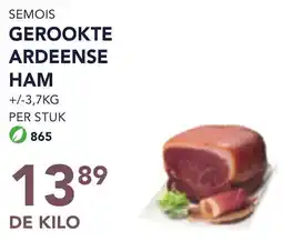 Bidfood Semois gerookte ardeense ham aanbieding