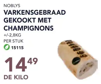 Bidfood Noblys varkensgebraad gekookt met champignons aanbieding