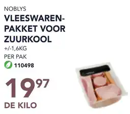 Bidfood Noblys Vleeswaren Pakket voor Zuurkool aanbieding