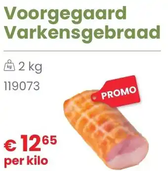 Bidfood Voorgegaard Varkensgebraad aanbieding