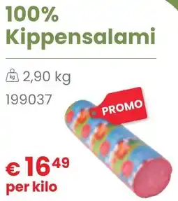 Bidfood 100% Kippensalami aanbieding