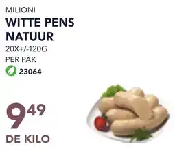 Bidfood Milioni Witte Pens Natuur aanbieding