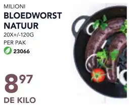 Bidfood Milioni Bloedworst Natuur aanbieding