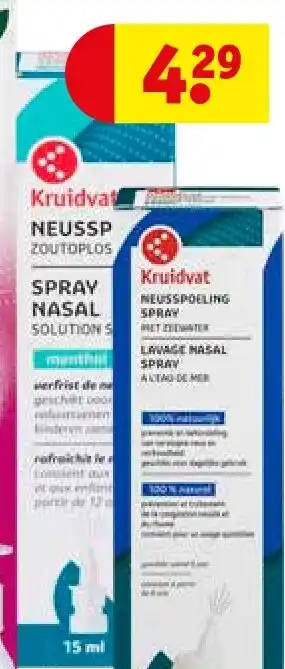 Kruidvat Kruidvat Neusspray aanbieding