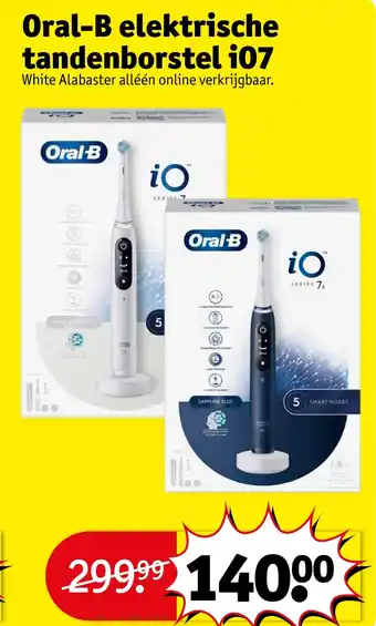 Kruidvat Oral-B elektrische tandenborstel iO7 aanbieding