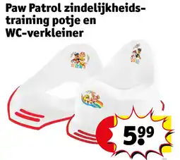 Kruidvat Paw Patrol zindelijkheidstraining potj aanbieding