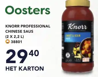 Bidfood Knorr professional chinese saus aanbieding