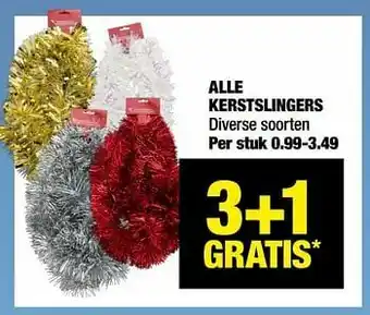 Alle kerstslingers