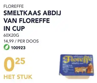 Bidfood Floreffe Smeltkaas Abdij van Floreffe in Cup aanbieding