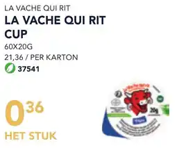 Bidfood La Vache Qui Rit Cup aanbieding