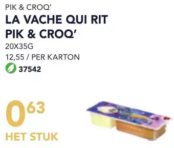 Bidfood Pik & Croq' La Vache Qui Rit aanbieding