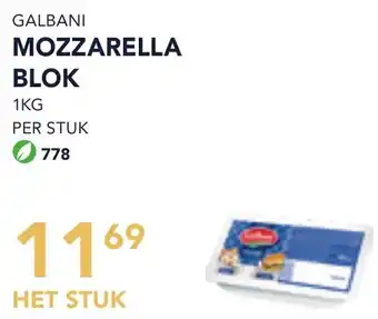 Bidfood Galbani Mozzarella Blok aanbieding