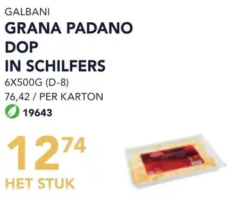 Bidfood Galbani grana padano dop in schilfers aanbieding