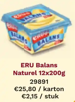 Bidfood ERU Balans Naturel aanbieding