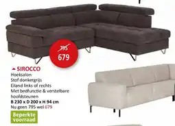 Weba SIROCCO aanbieding