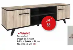 Weba WAYNE aanbieding