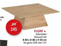 Weba FLOAT aanbieding