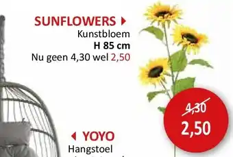 Weba SUNFLOWERS aanbieding