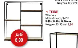 Weba TEIDE aanbieding