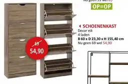 Weba SCHOENENKAST aanbieding