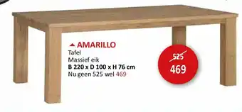 Weba AMARILLO aanbieding