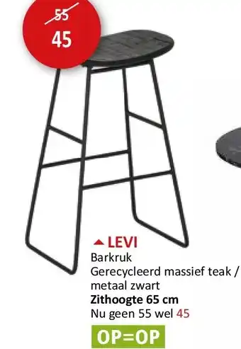 Weba LEVI aanbieding