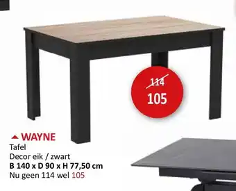 Weba WAYNE aanbieding