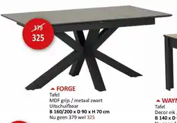 Weba FORGE aanbieding